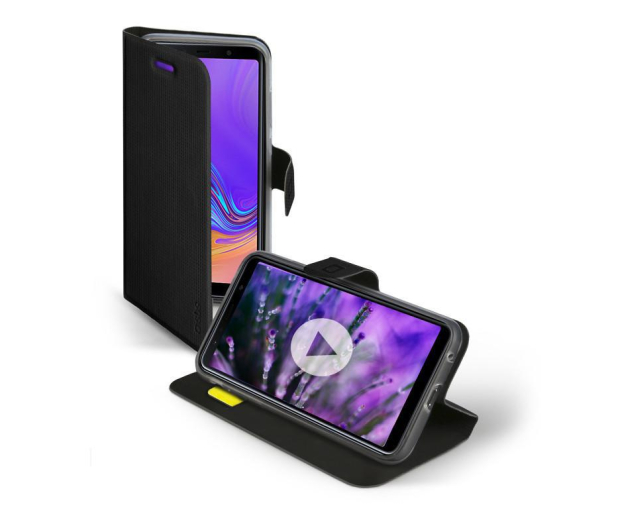 Etui Book Sense do Samsung A7 2018 czarne - 1457297 - zdjęcie 2